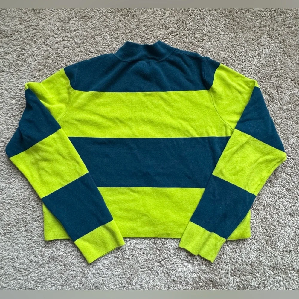 Victor Glemaud for Target Cropped Mock Neck Striped Sweater - Picture 5 of 5